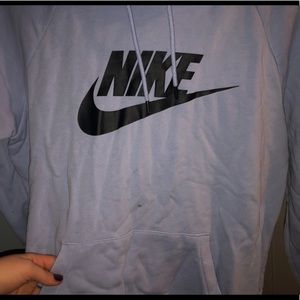 Nike, purple/blue pastel hoodie medium new!